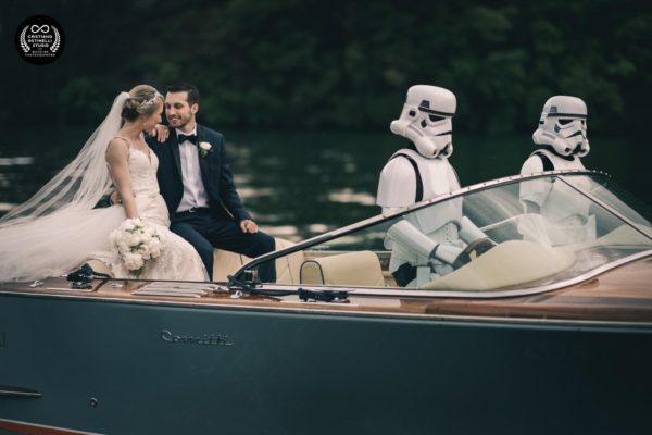 Star Wars - Wedding villa del Balbianello - Lake Como - Cristiano Ostinelli - wedding photographer - 01